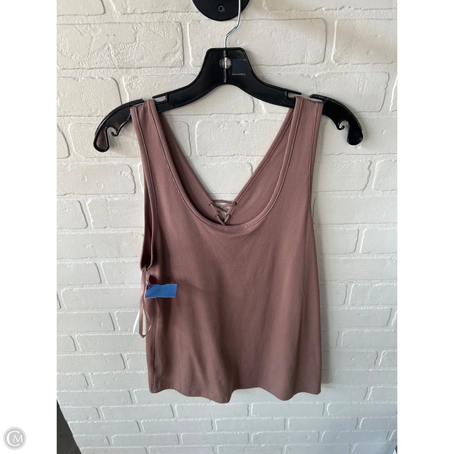 Top Sleeveless Basic By Doe & Rae In Tan, Size: L
