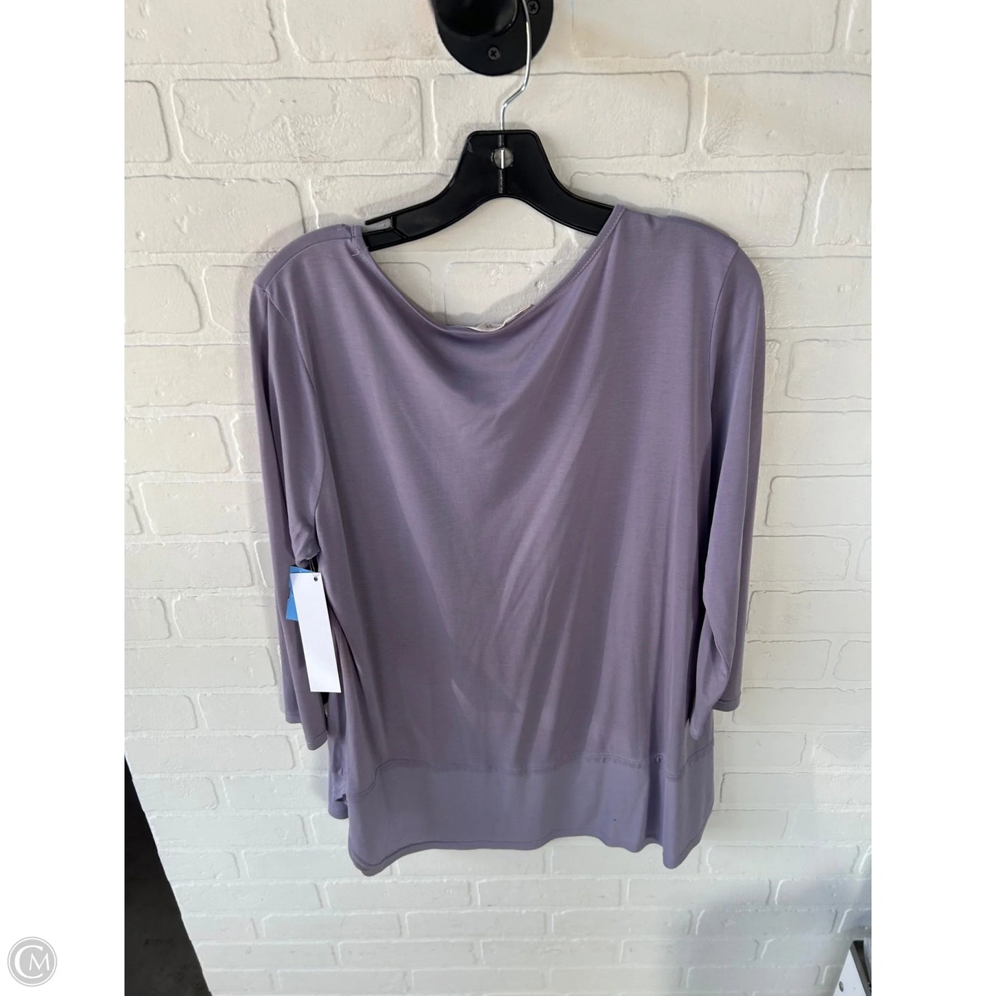Top Short Sleeve By Soft Surroundings In Purple, Size: Xl
