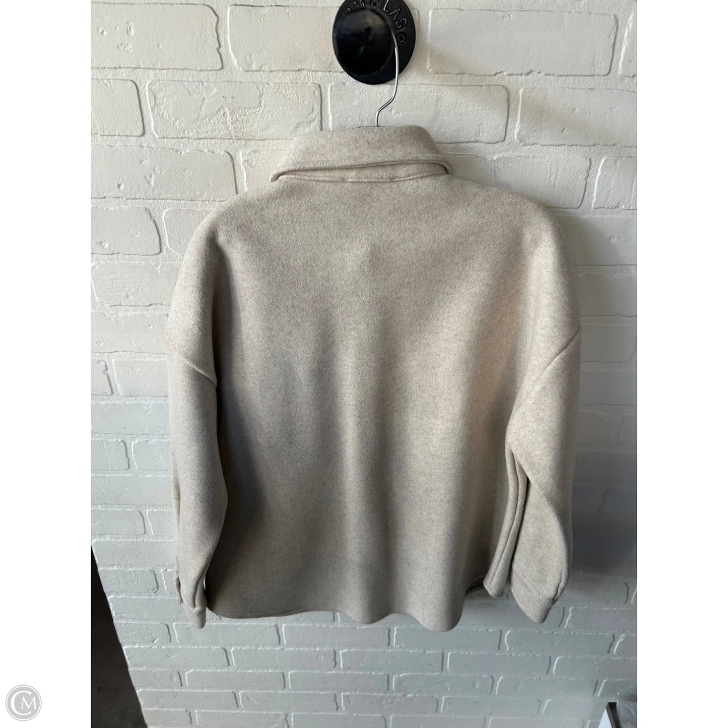 Jacket Shirt By Altard State In Tan, Size: S