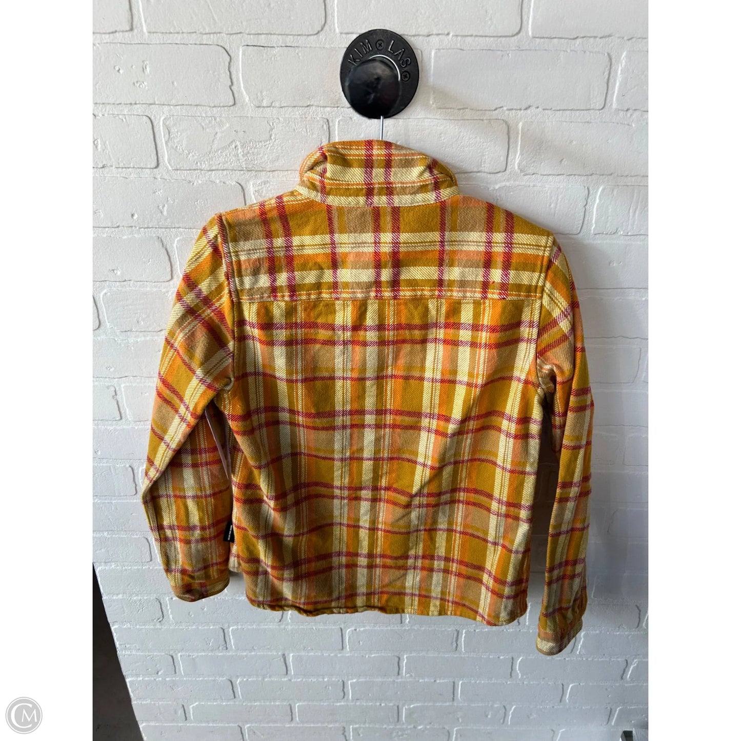Top Long Sleeve By Cotopaxi In Red & Yellow, Size: S