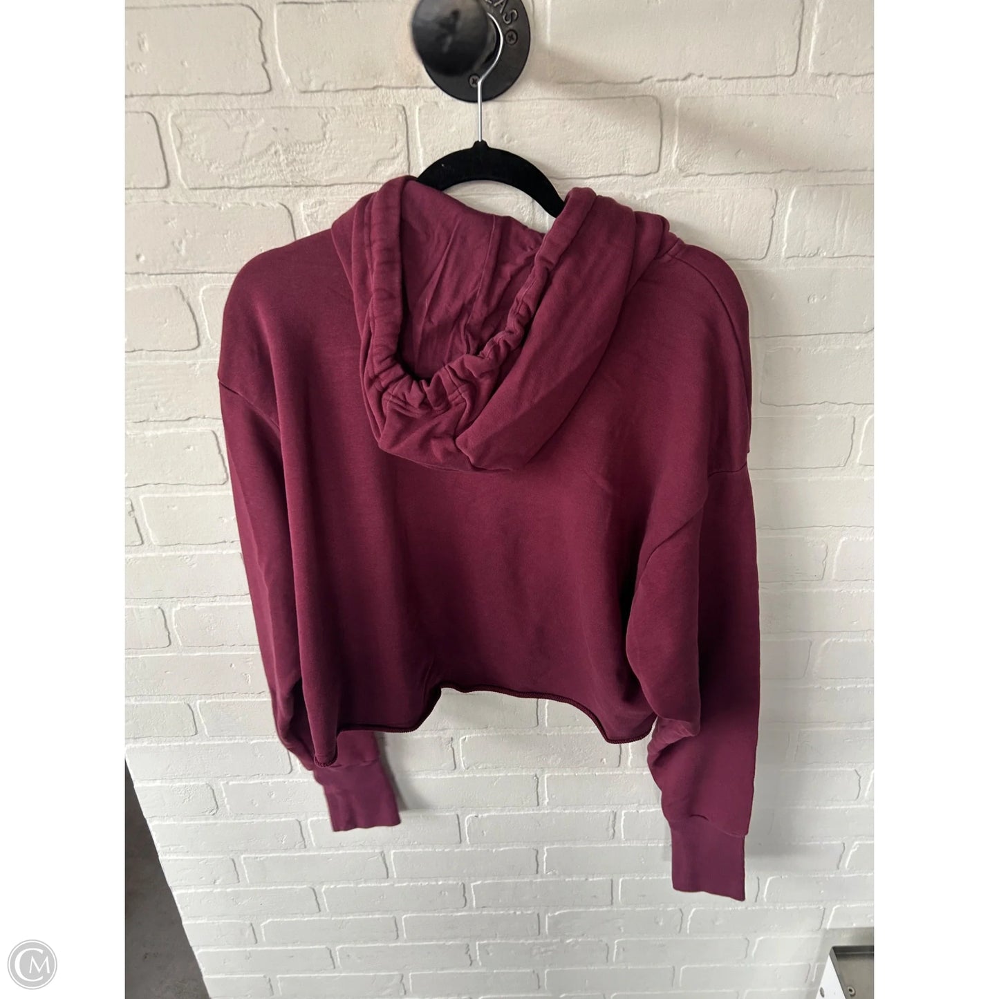 Sweatshirt Hoodie By Adidas In Red, Size: S