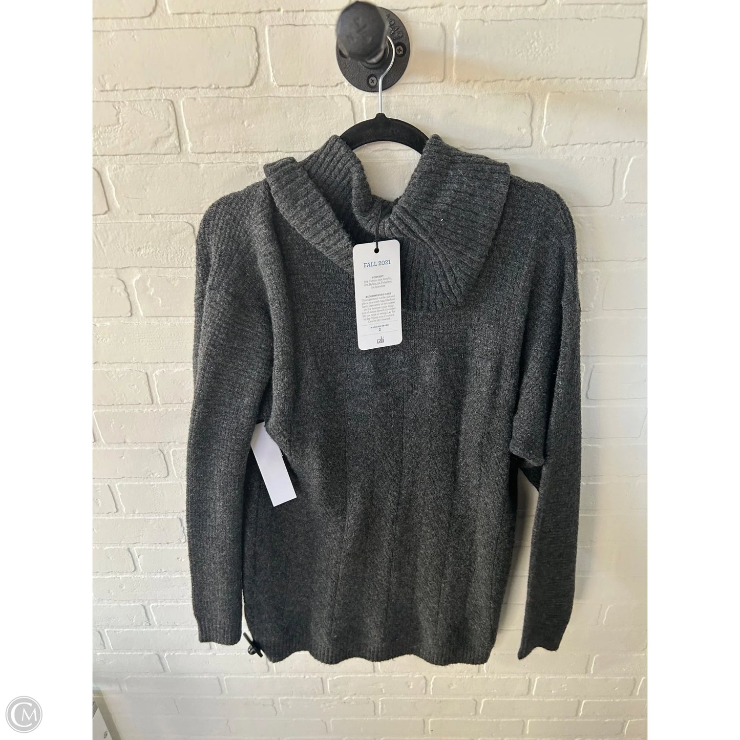 Sweater By Cabi In Grey, Size: M