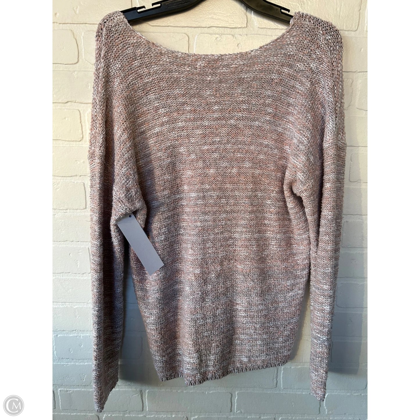 Sweater By Mason & Belle In Grey & Tan, Size: M