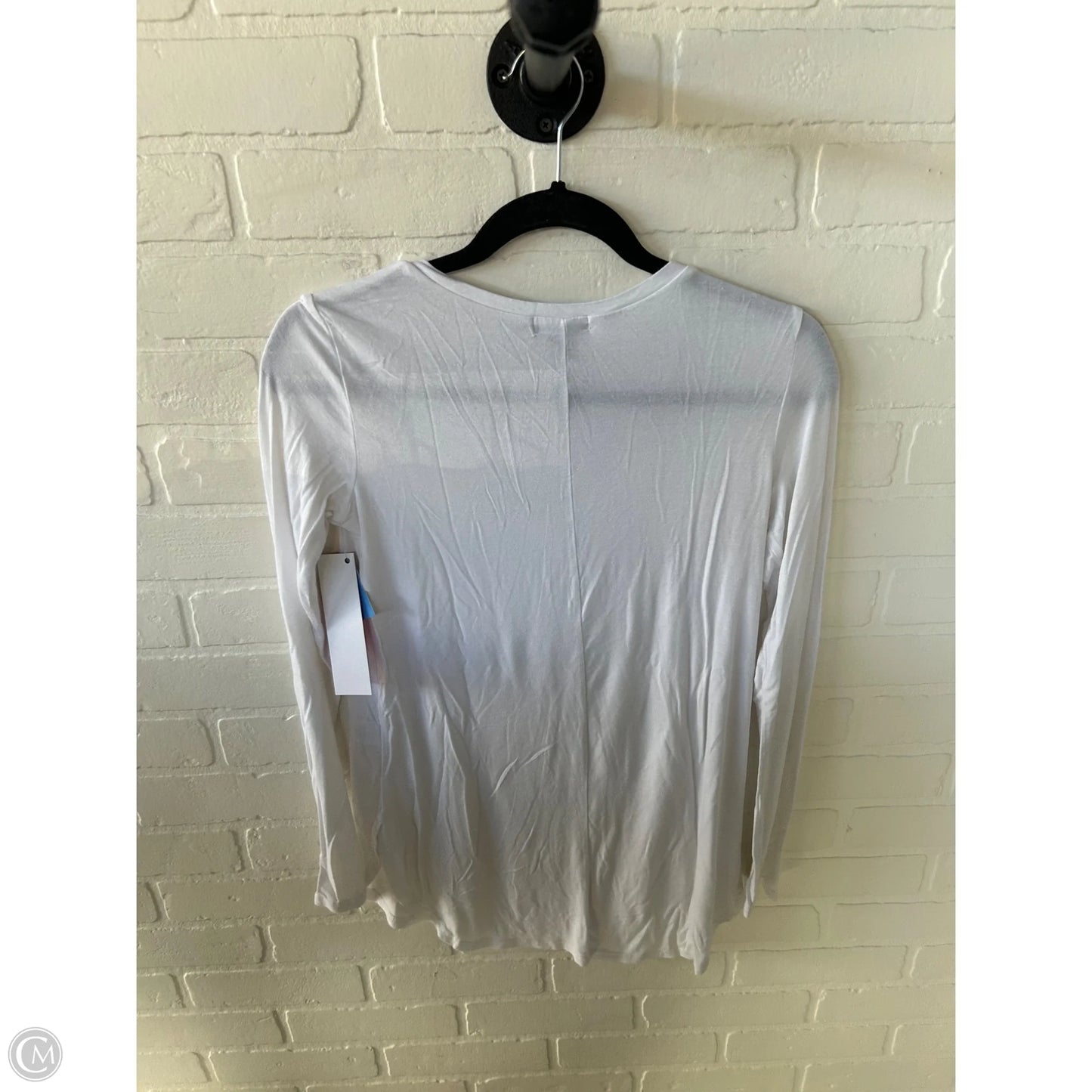 Top Long Sleeve Basic By Halogen In White, Size: Xs