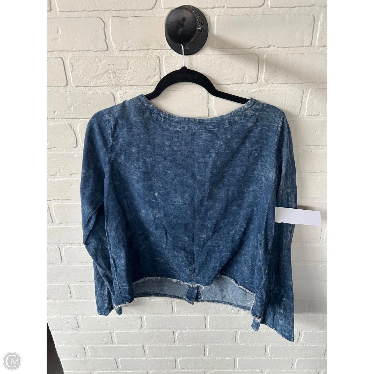 Top Long Sleeve By Cloth & Stone In Blue, Size: M