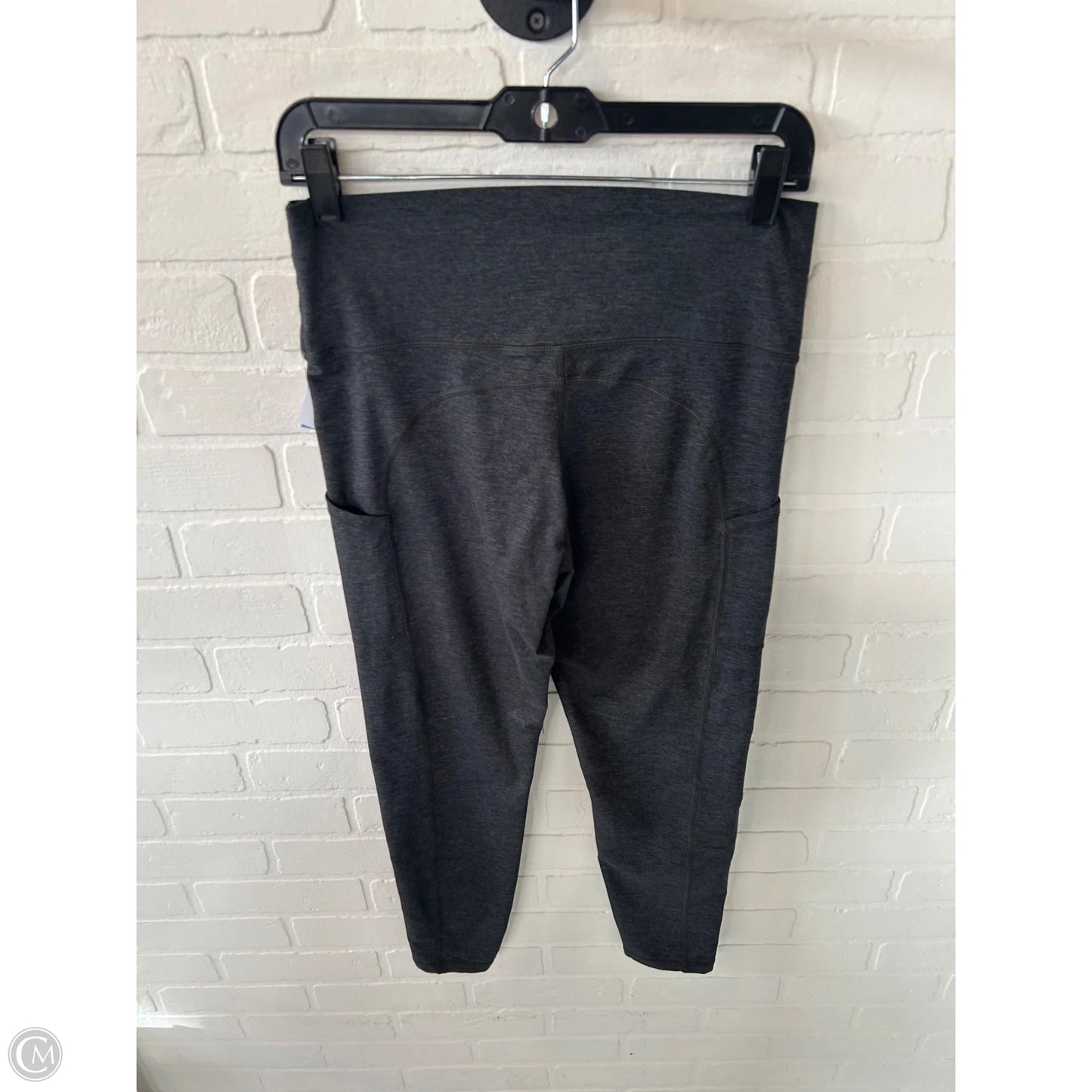 Athletic Leggings By Aerie In Grey, Size: 12