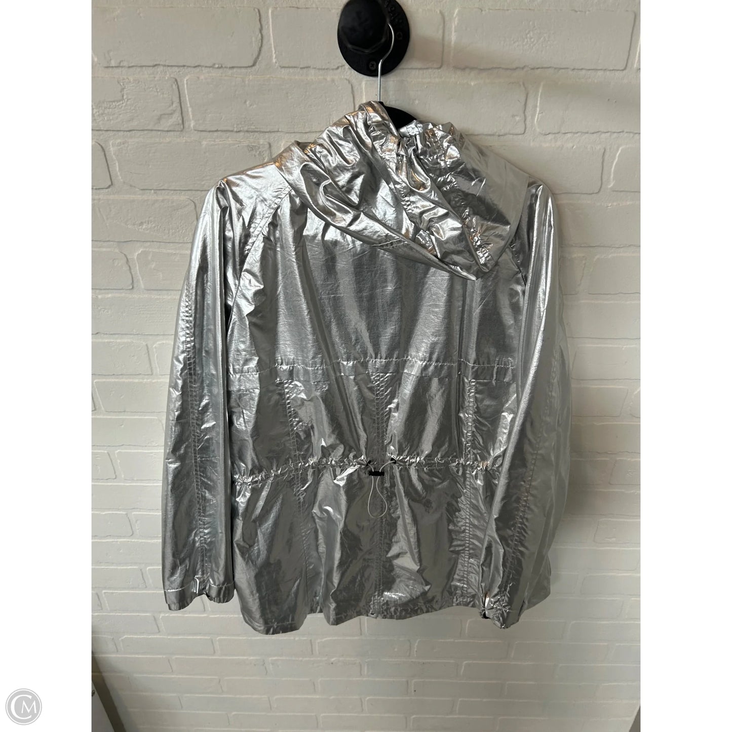 Coat Other By Calvin Klein In Silver, Size: L