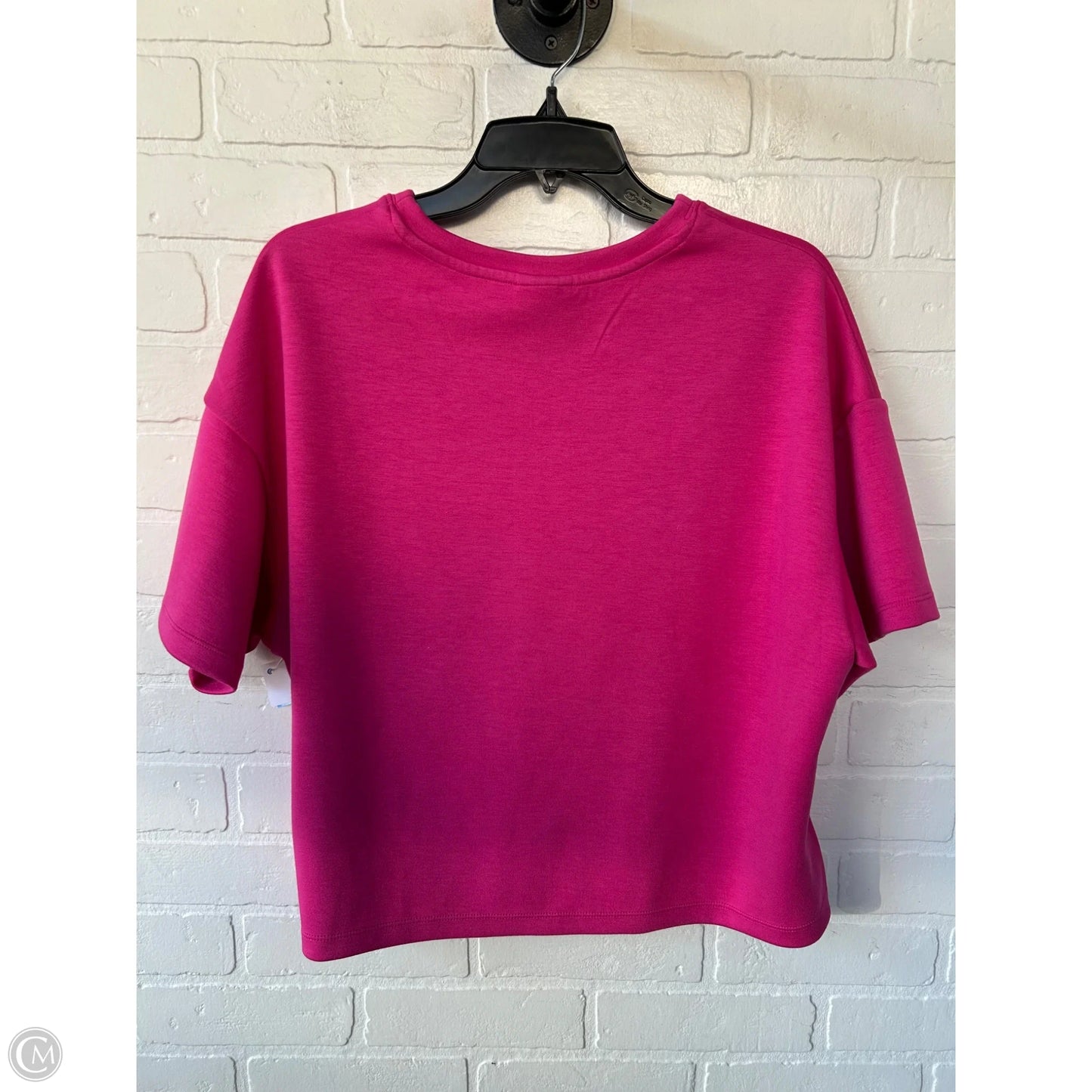 Top Short Sleeve By Scoop In Pink, Size: L