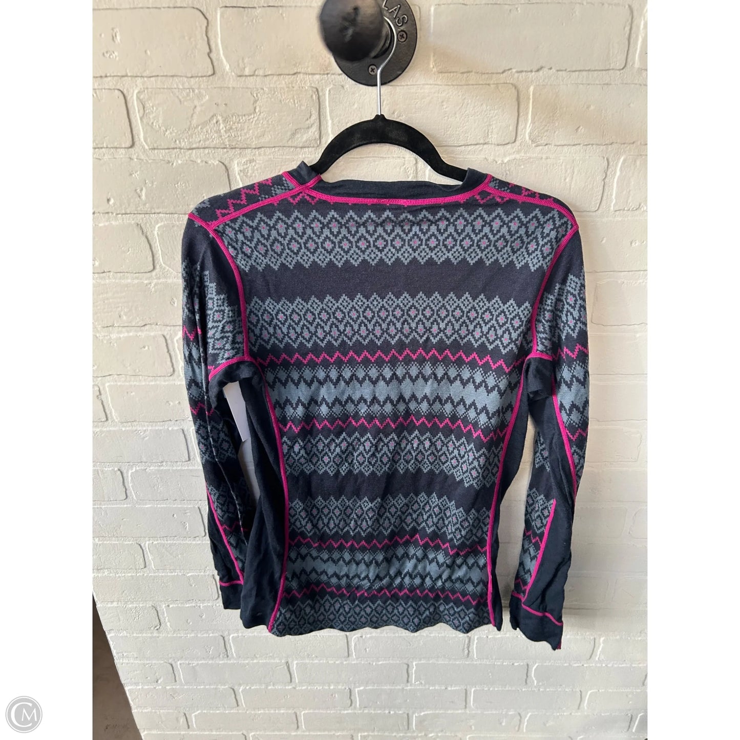 Athletic Top Long Sleeve Crewneck By Cmb In Blue & Purple, Size: Xl