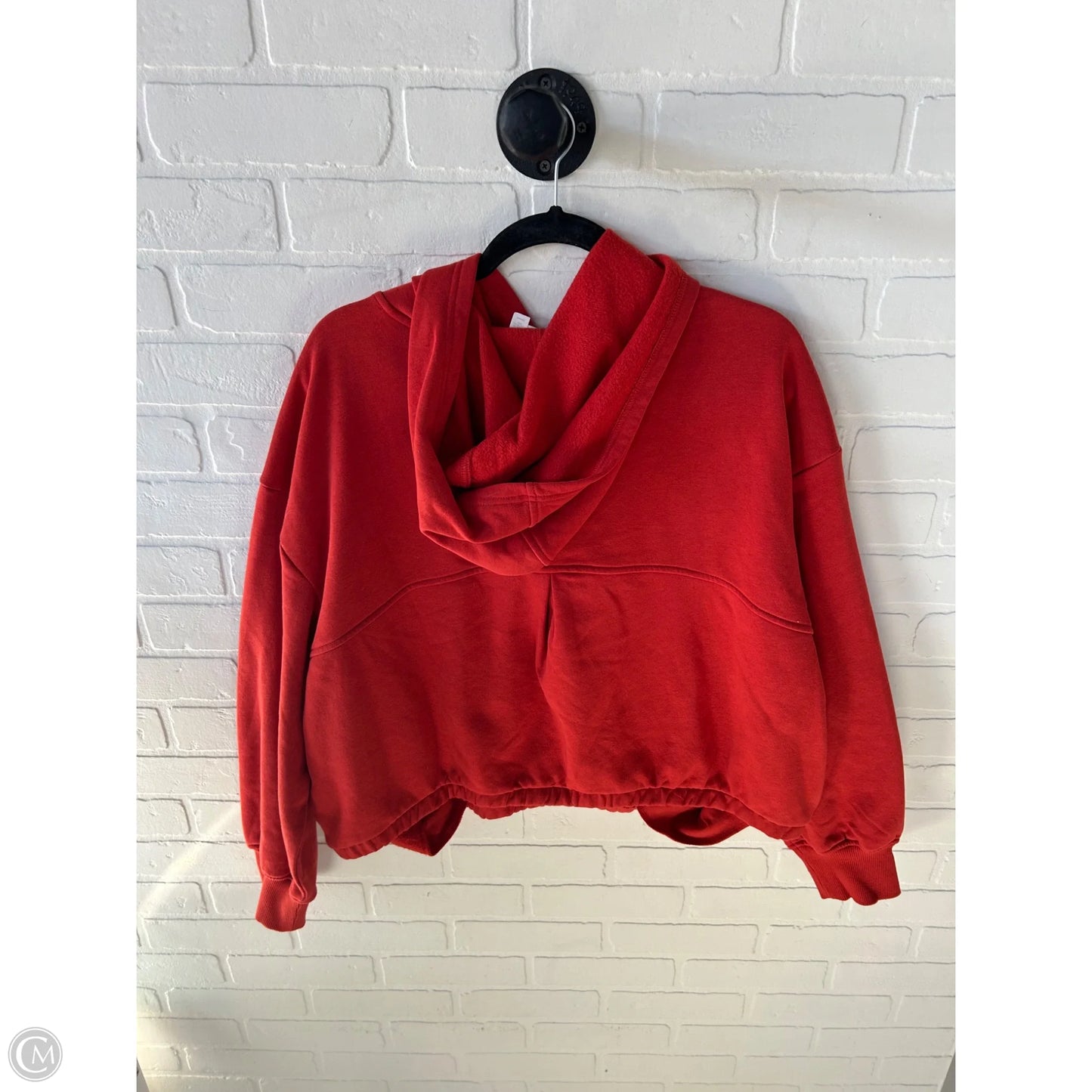 Athletic Sweatshirt Hoodie By Zella In Orange, Size: Xl