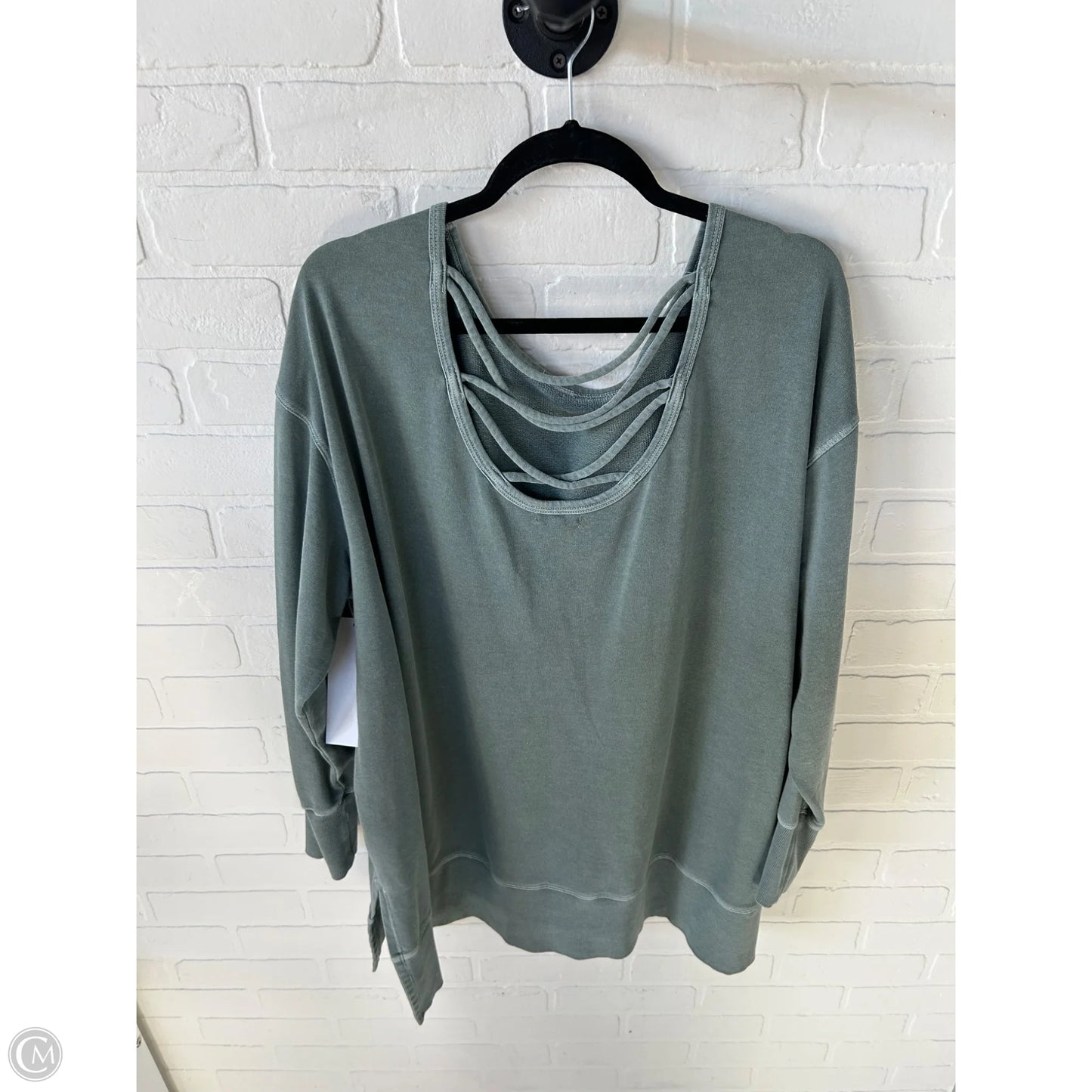 Sweatshirt Crewneck By Maurices In Green, Size: 2x