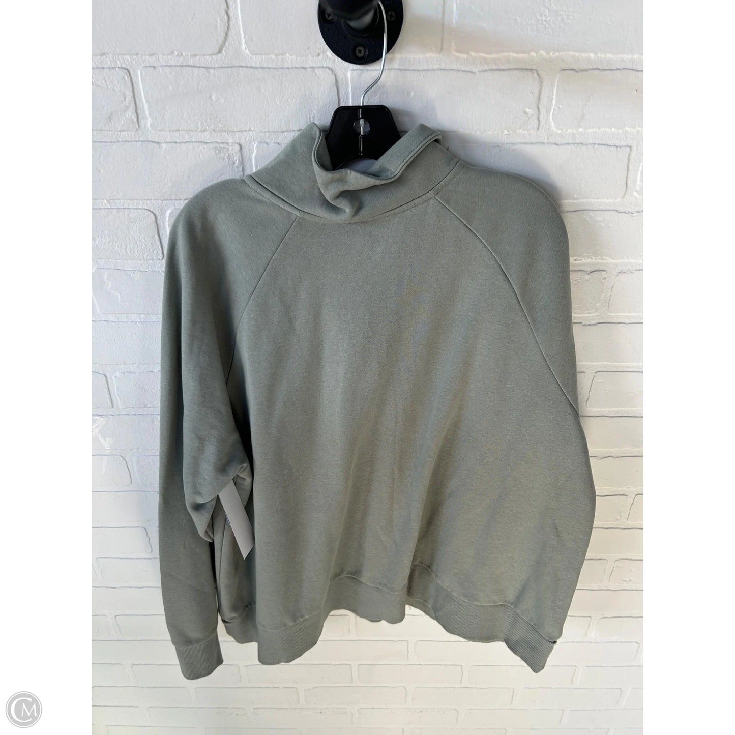 Athletic Sweatshirt Collar By Under Armour In Green, Size: 2x