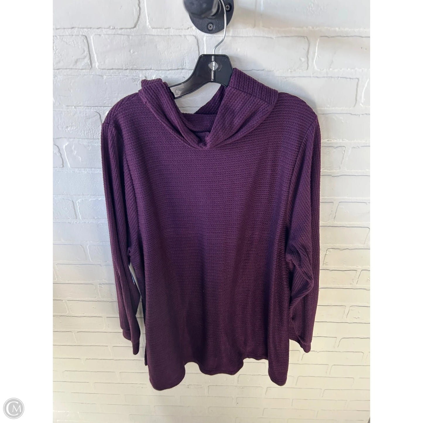 Top Long Sleeve By Lane Bryant In Purple, Size: 3x