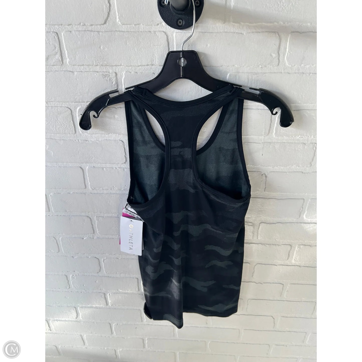 Athletic Tank Top By Athleta In Black & Grey, Size: Xs