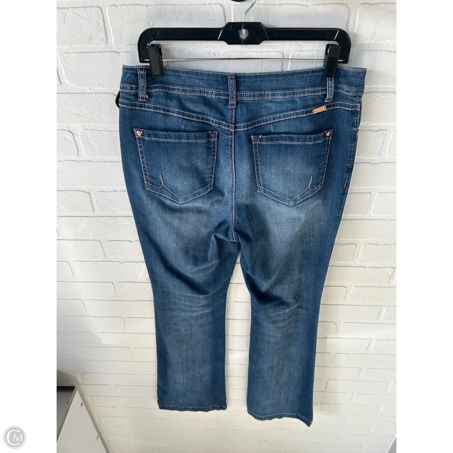 Jeans Flared By Inc In Blue Denim, Size: 8