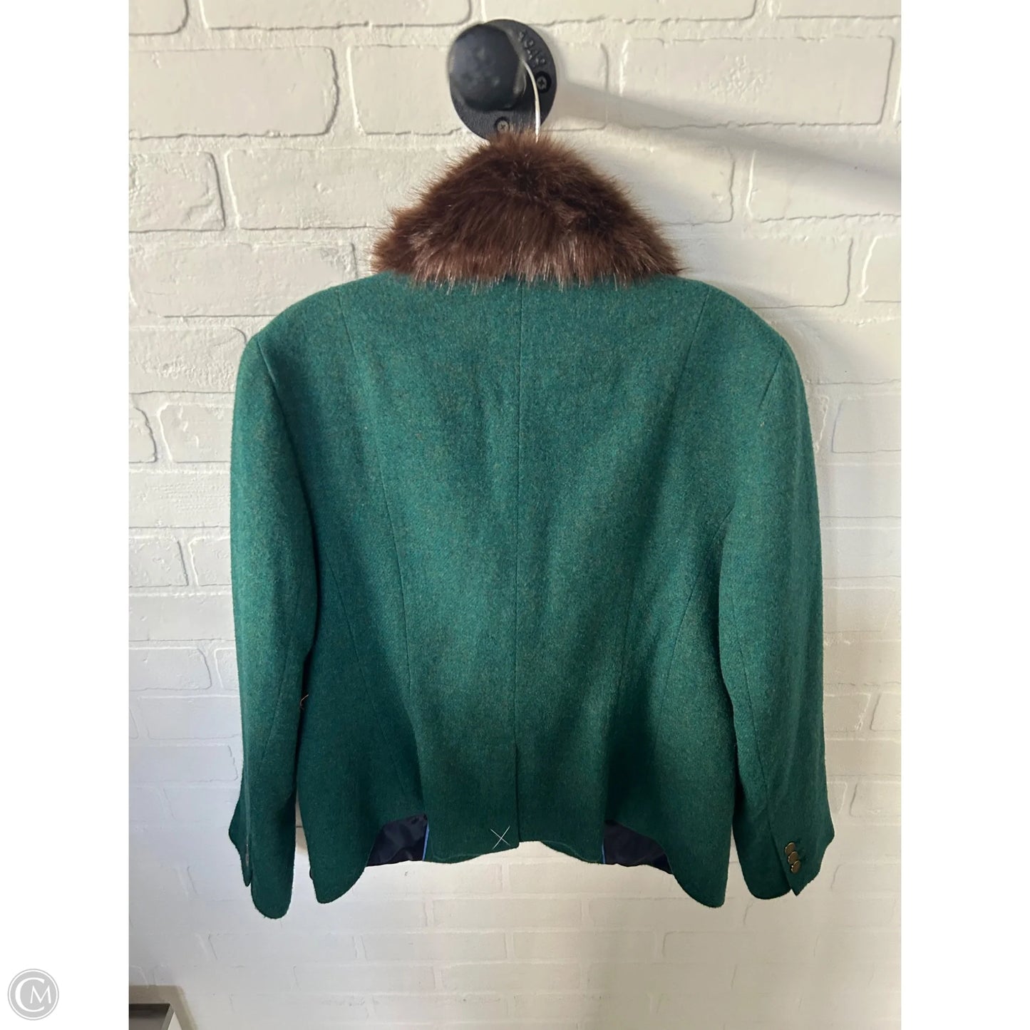 Blazer By Talbots In Black & Green, Size: L