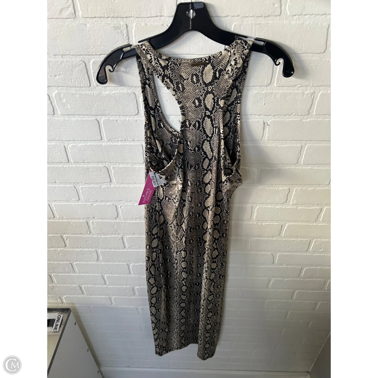Dress Casual Maxi By Michael By Michael Kors In Snakeskin Print, Size: S