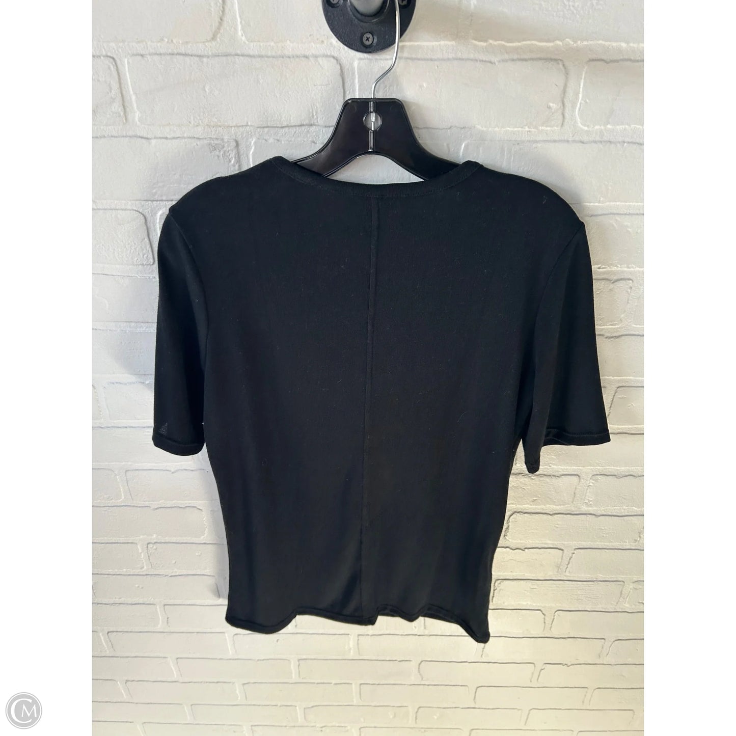 Top Short Sleeve Basic By Ann Taylor In Black, Size: M