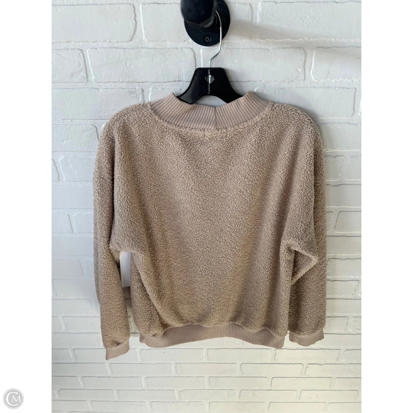 Sweatshirt Crewneck By Socialite In Tan, Size: M