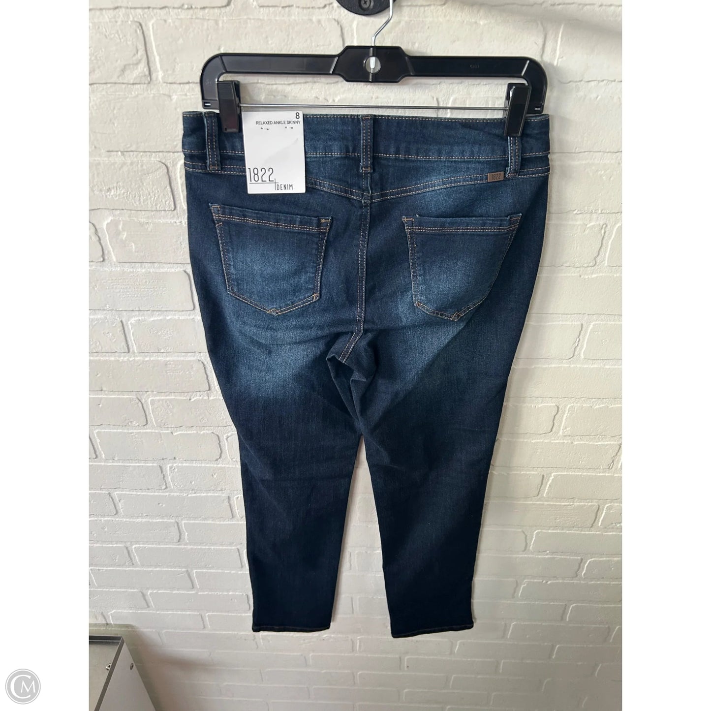 Jeans Skinny By 1822 Denim In Blue Denim, Size: 8