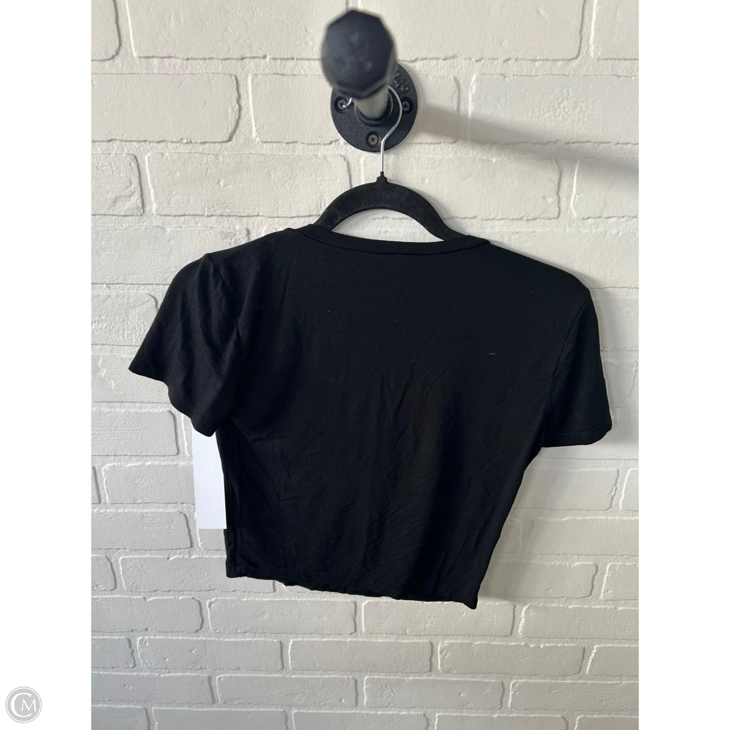 Top Short Sleeve Basic By Lulus In Black, Size: L