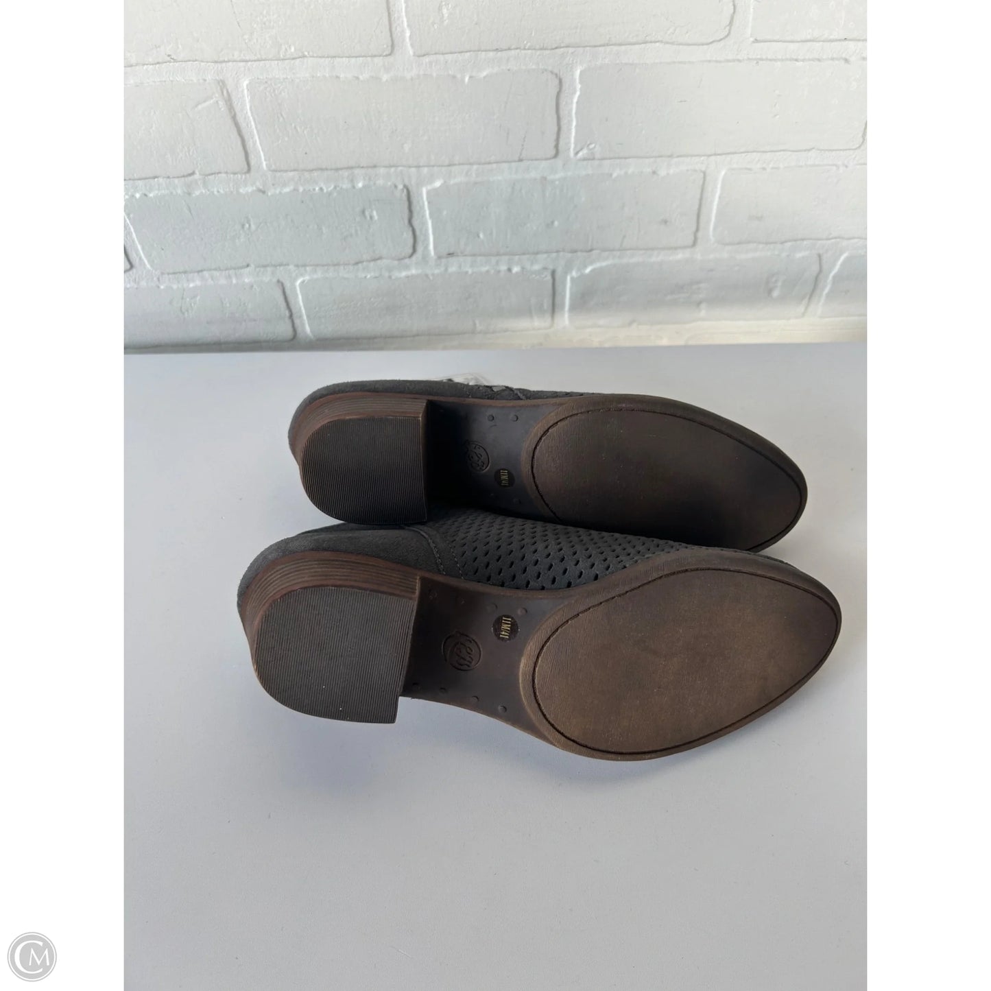 Boots Ankle Heels By Lucky Brand In Grey, Size: 11