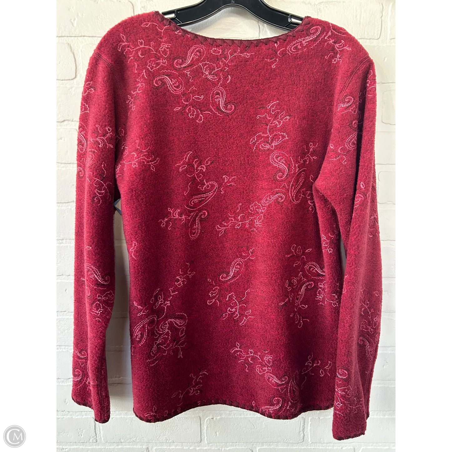 Sweatshirt Crewneck By D&co. In Red, Size: Xs