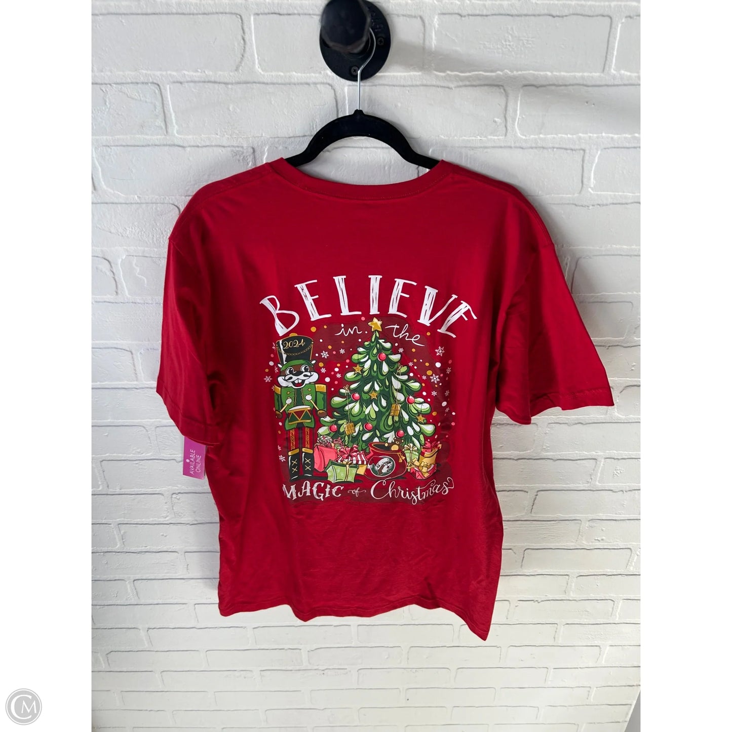 Top Short Sleeve Basic By Clothes Mentor In Red, Size: Xl