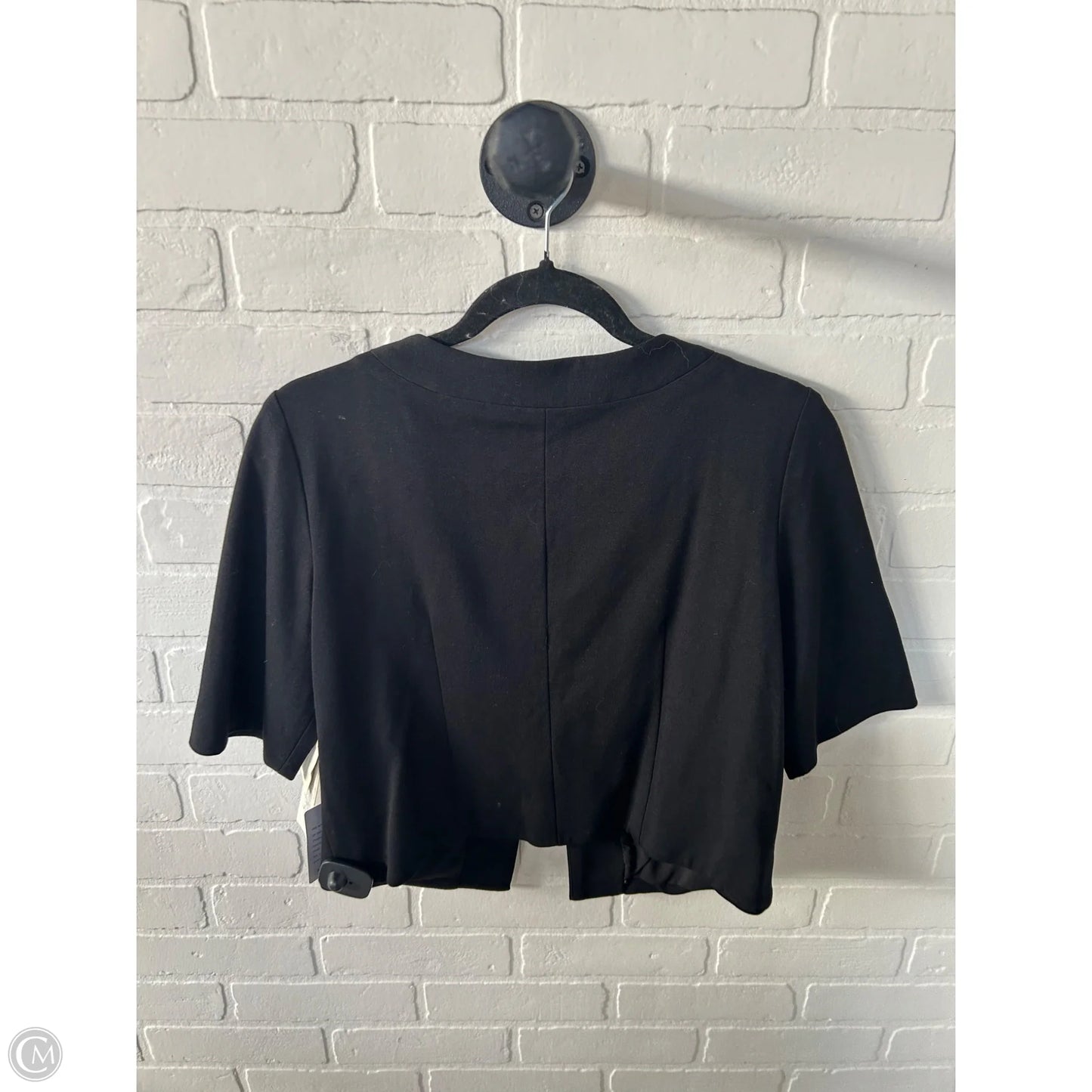 Blazer By Eliza J In Black & Gold, Size: M