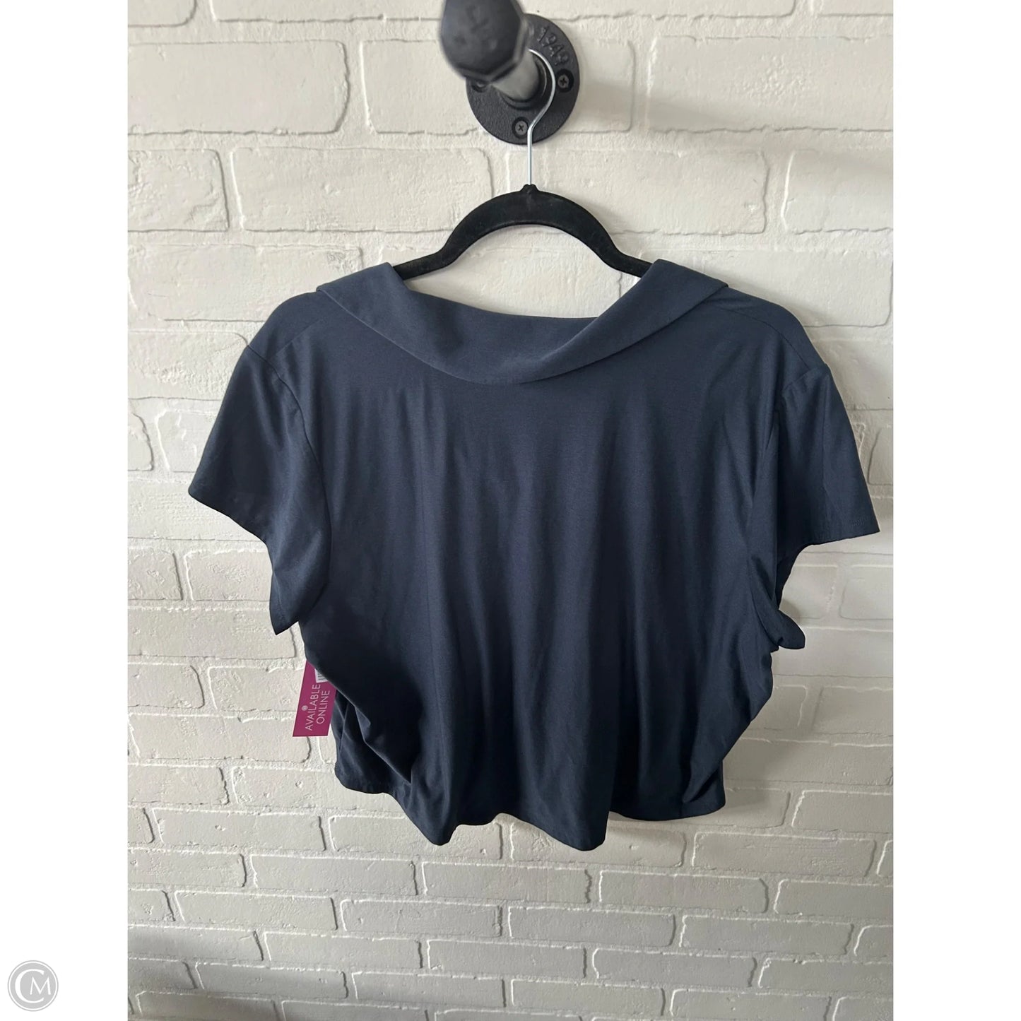 Athletic Top Short Sleeve By Old Navy In Grey, Size: Xxl