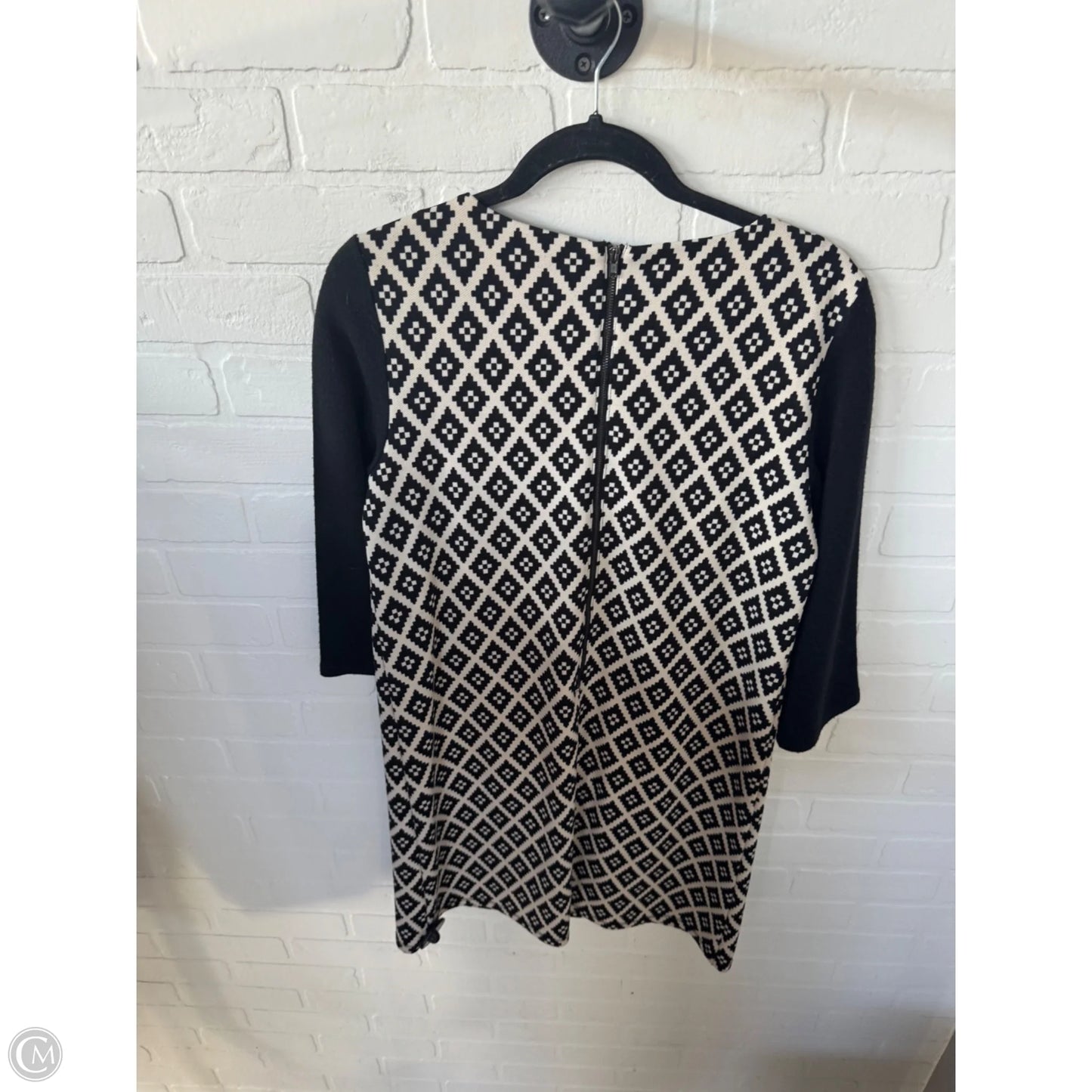 Dress Work By Maeve In Black & Tan, Size: M