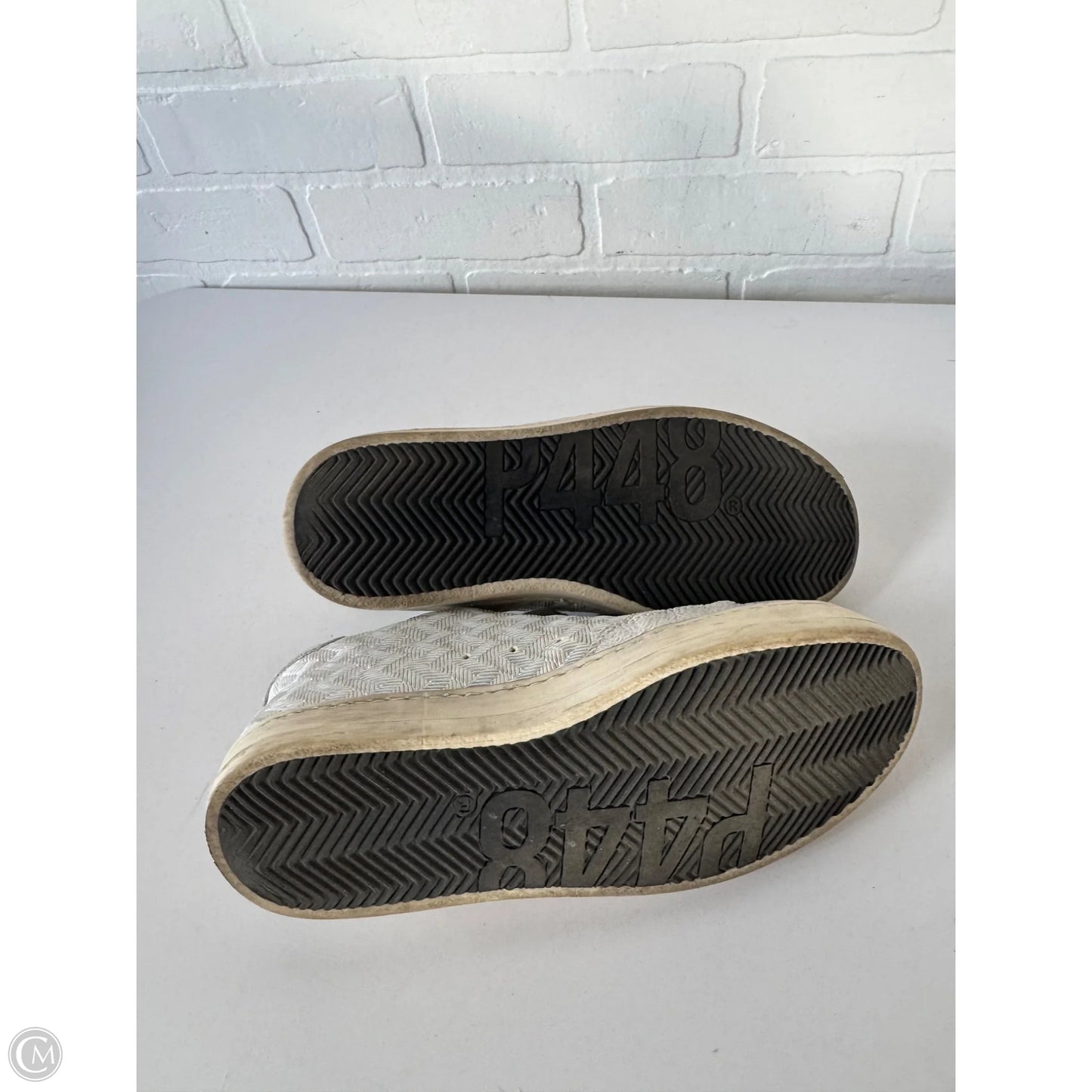 Shoes Sneakers By P448 In Grey, Size: 6.5