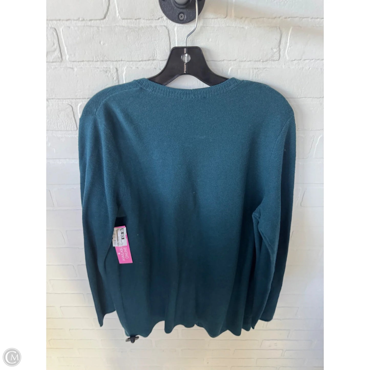 Sweater Cardigan By J. Jill In Blue, Size: M