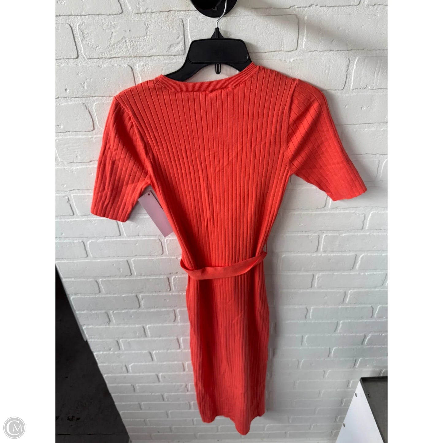 Dress Sweater By Loft In Orange, Size: M
