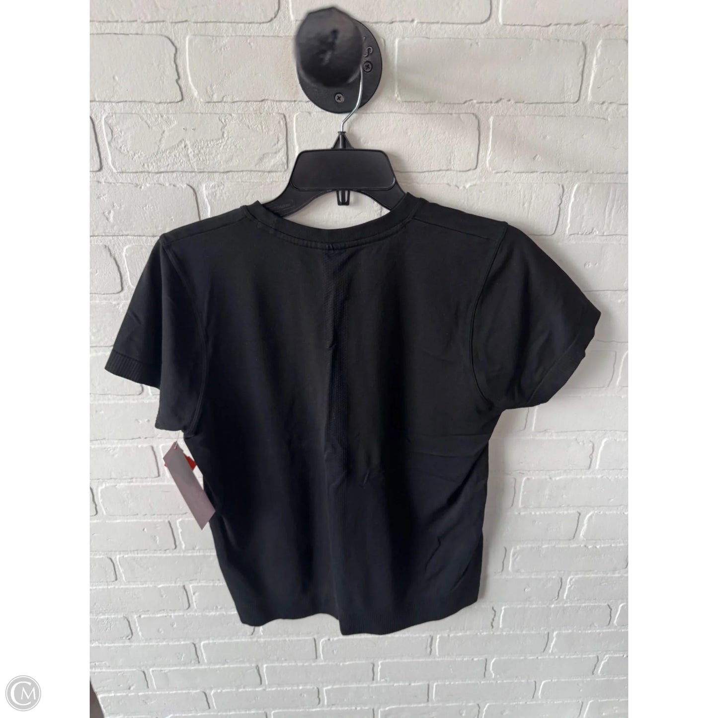 Athletic Top Short Sleeve By Members Mark In Black, Size: M