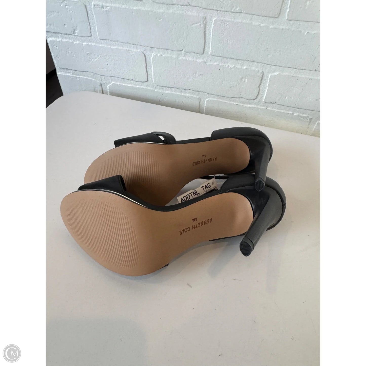 Sandals Heels Stiletto By Kenneth Cole In Black, Size: 8