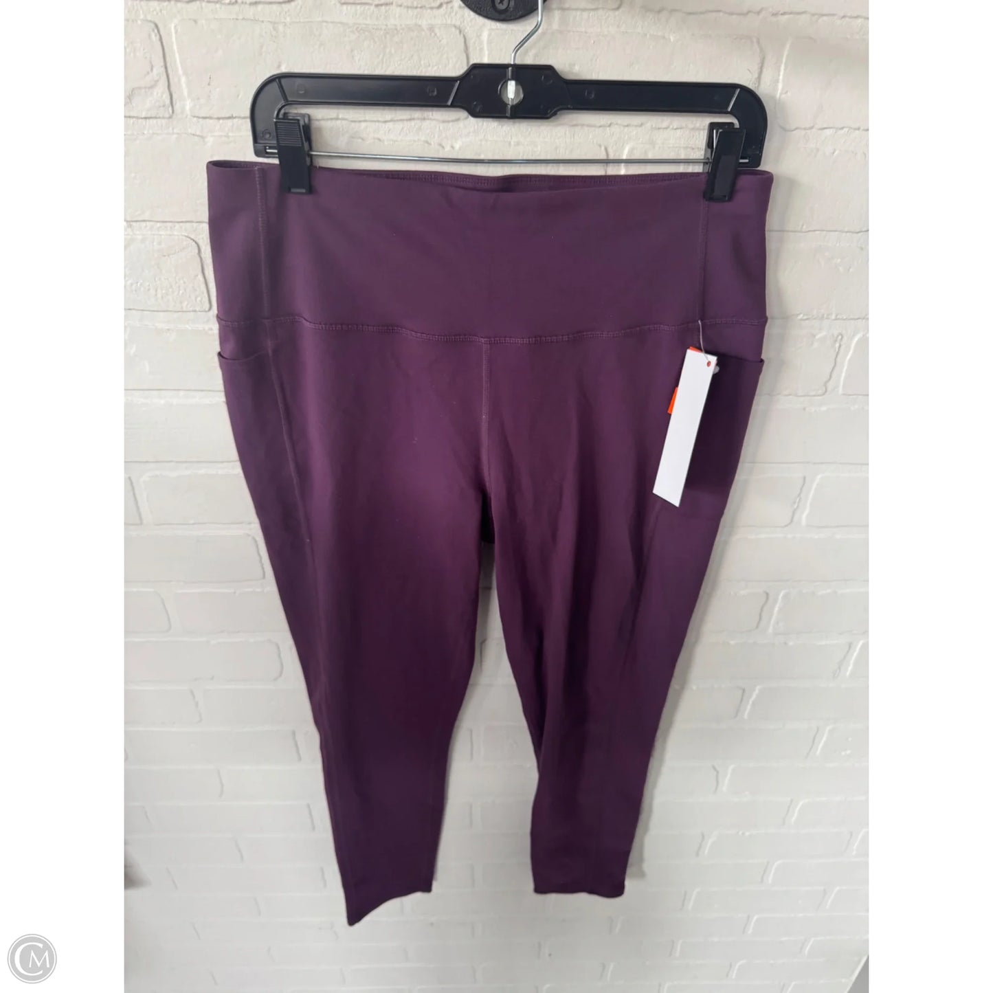 Athletic Leggings By Skechers In Purple, Size: 16