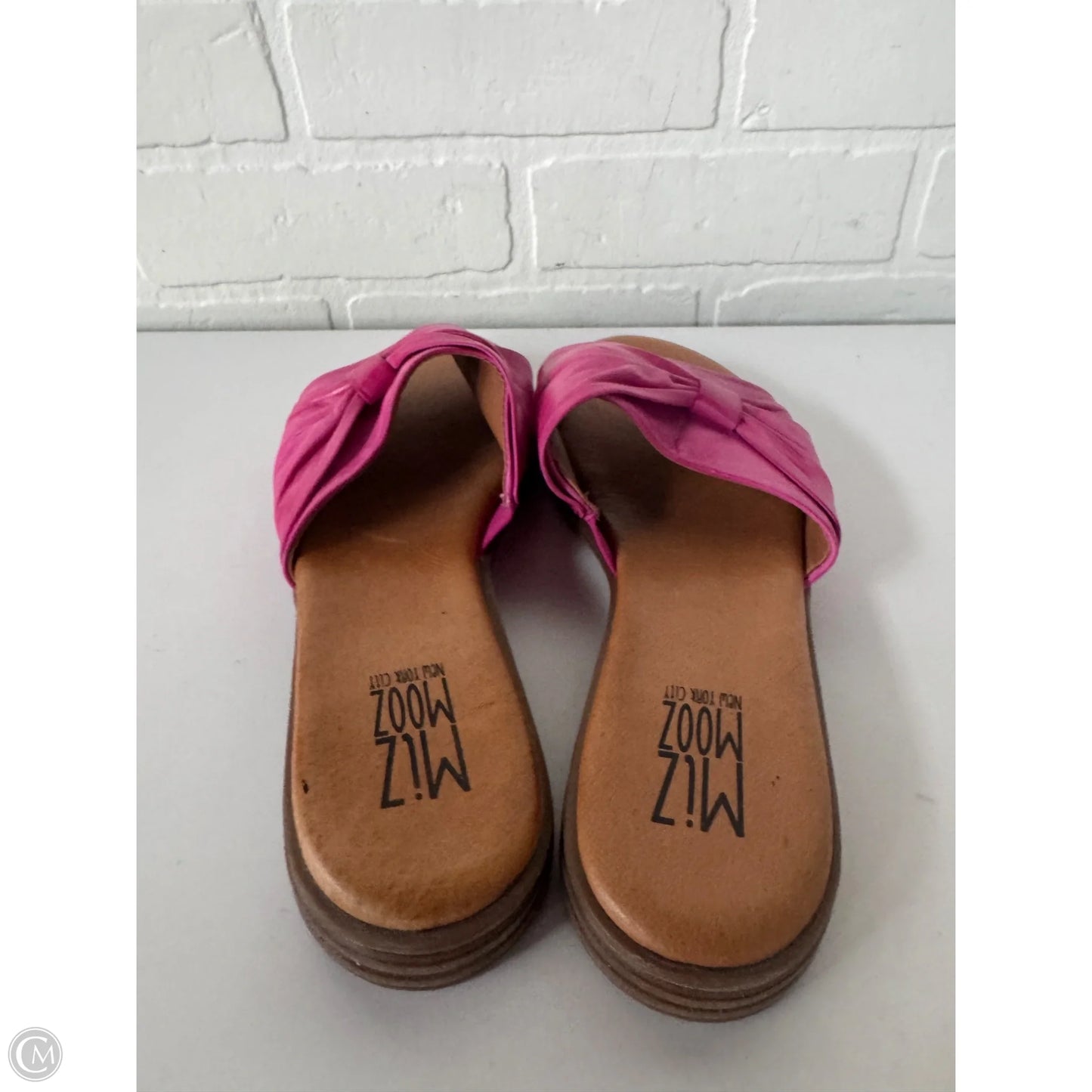 Sandals Flats By Miz Mooz In Pink & Tan, Size: 8.5