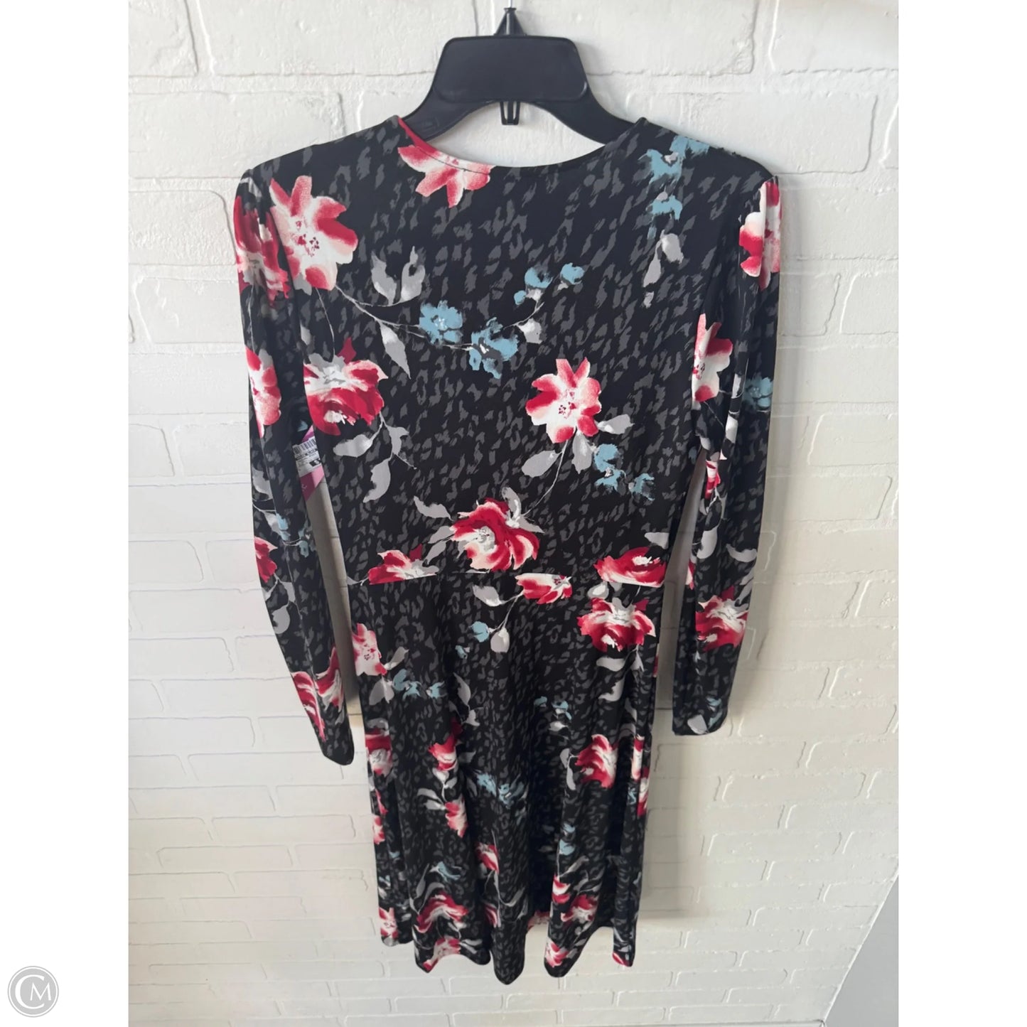 Dress Casual Midi By White House Black Market In Black & Grey, Size: S