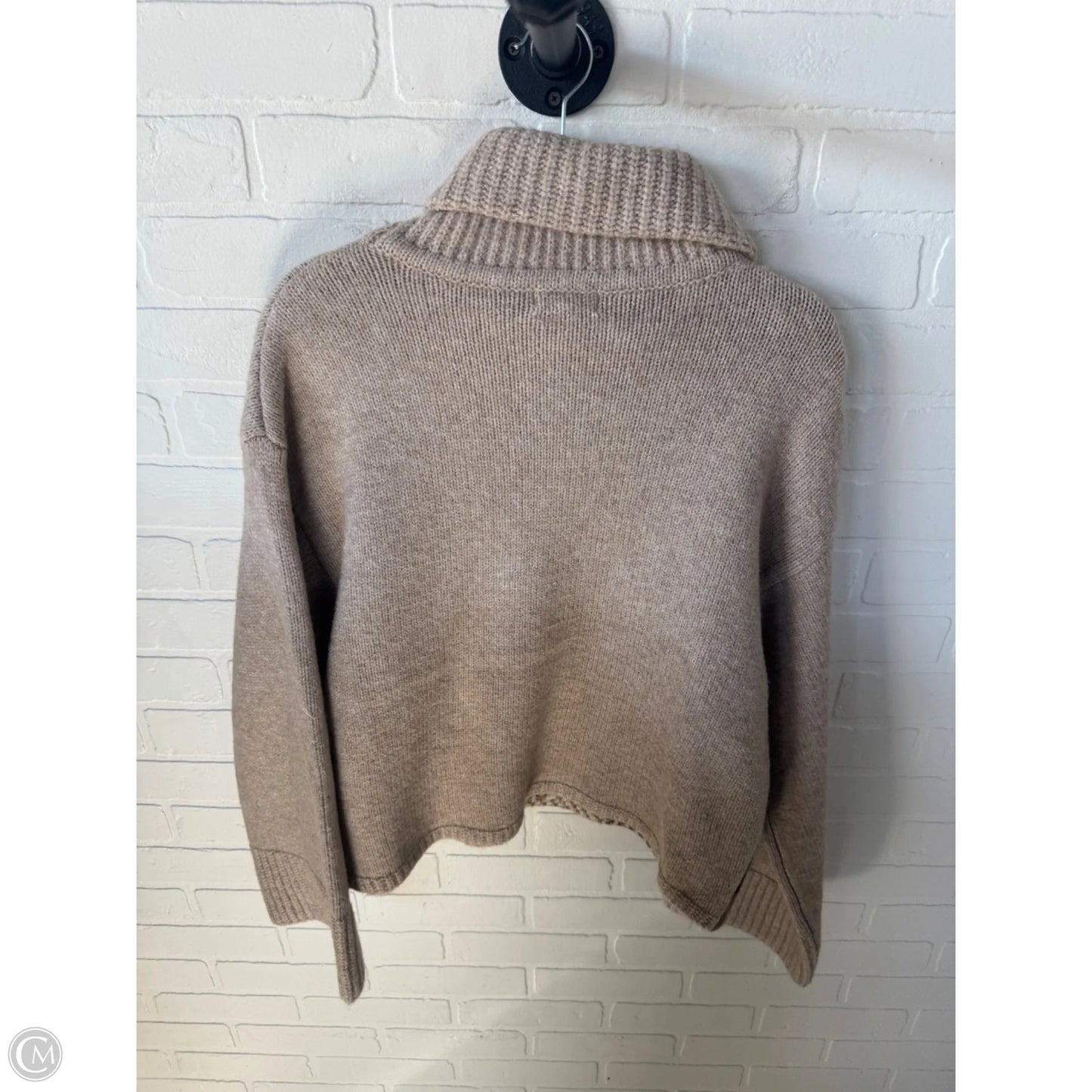 Sweater By Promesa In Brown & Tan, Size: S