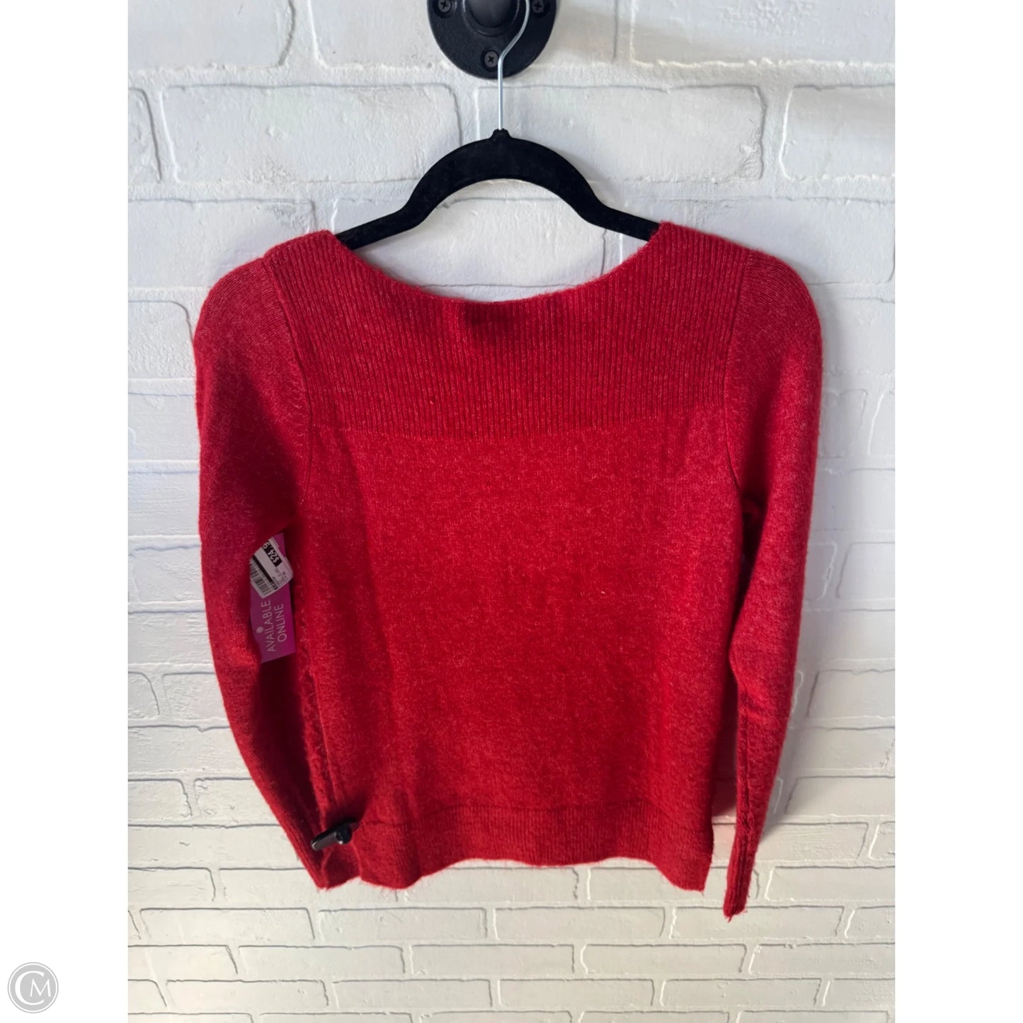 Sweater By Loft In Red, Size: Xs