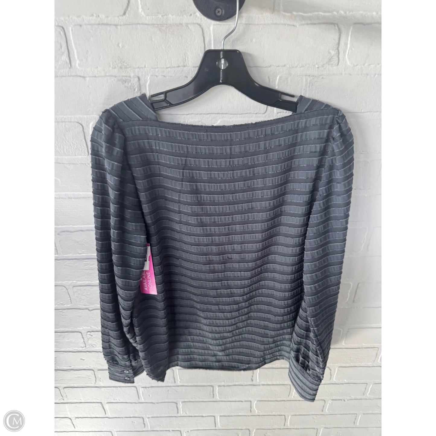 Top Long Sleeve By Loft In Grey, Size: Xs