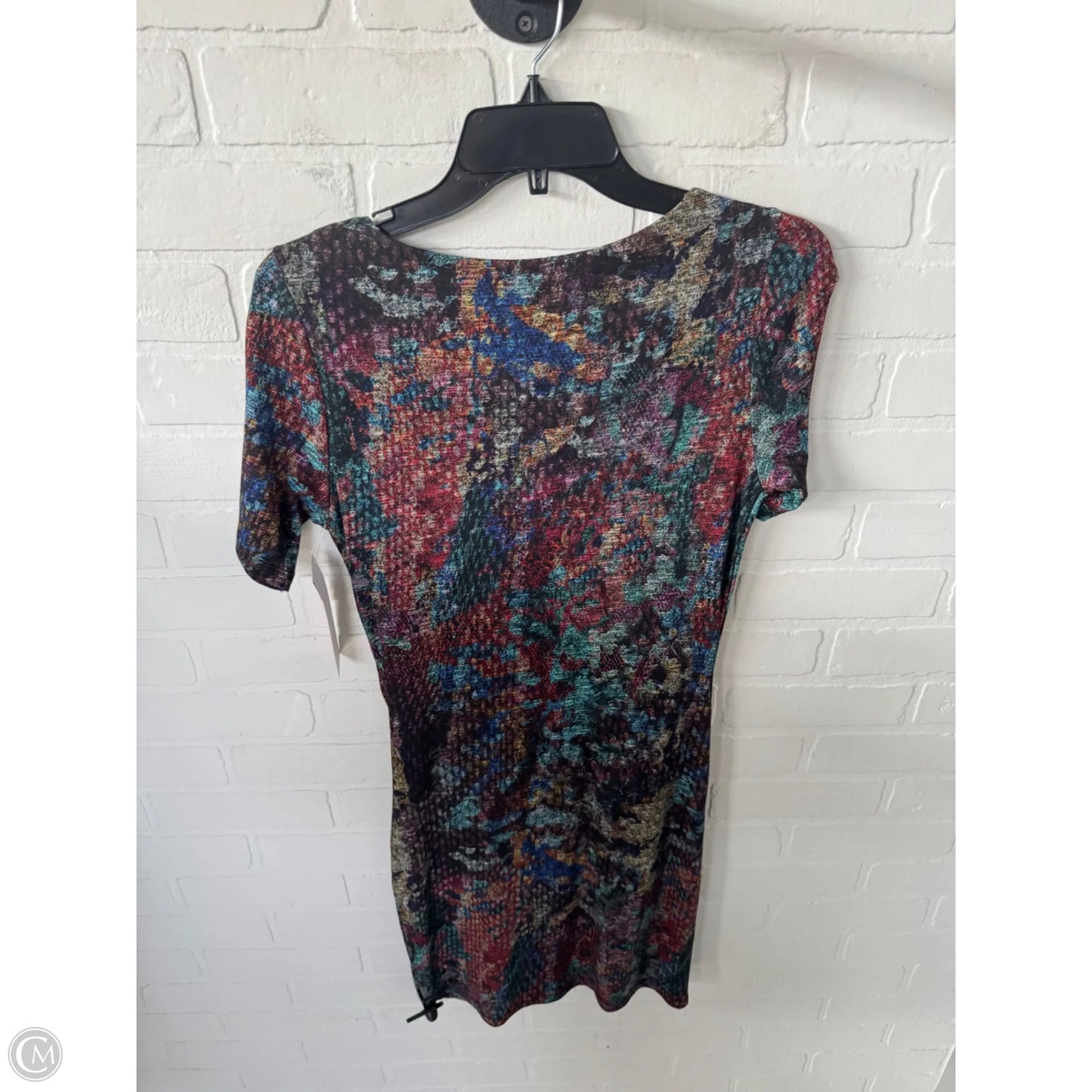 Dress Casual Short By Desigual In Blue & Red, Size: S