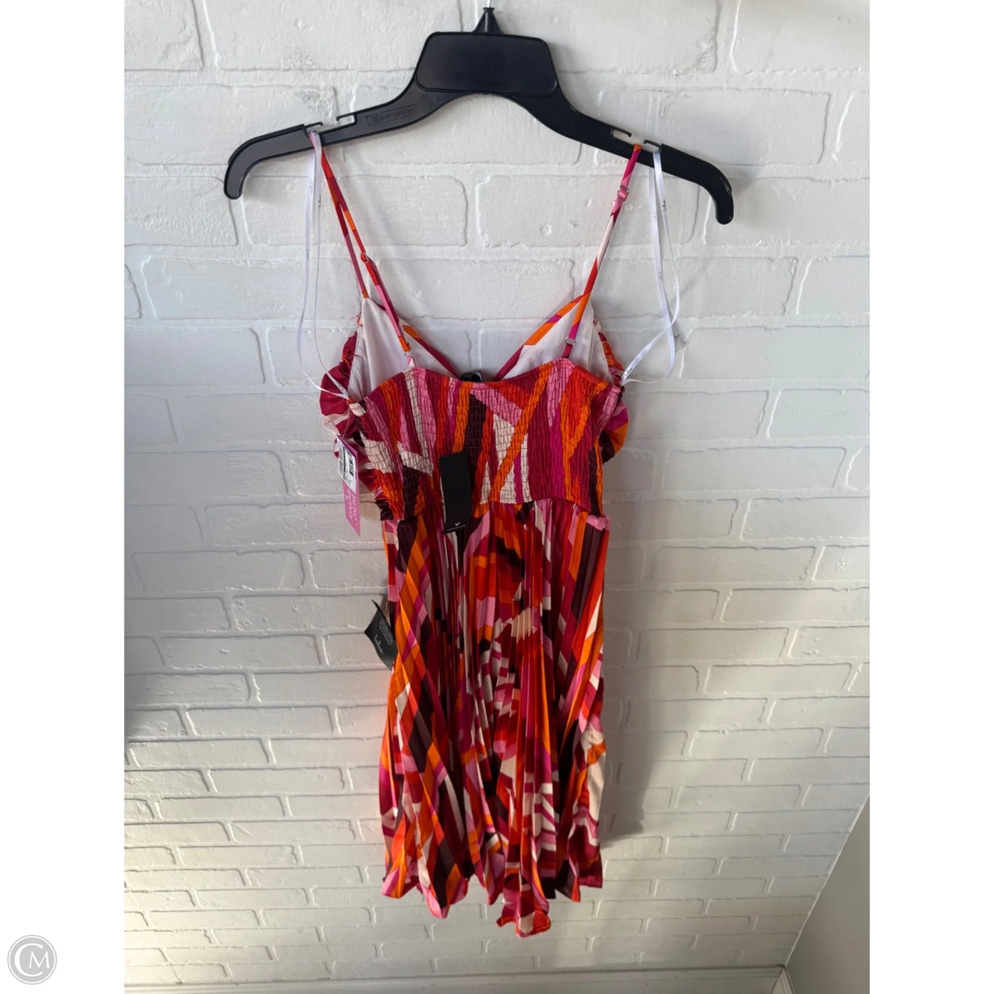 Dress Party Midi By Lulus In Orange & Red, Size: Xs