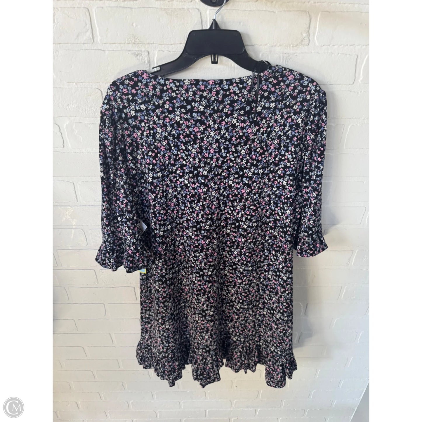 Dress Casual Short By Cece In Black & Blue, Size: L