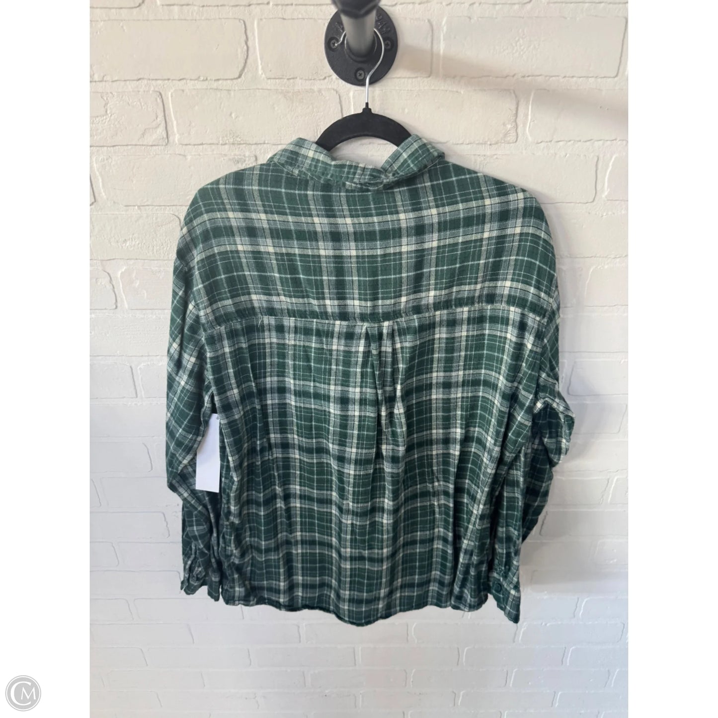 Top Long Sleeve By Cotton On In Green, Size: S