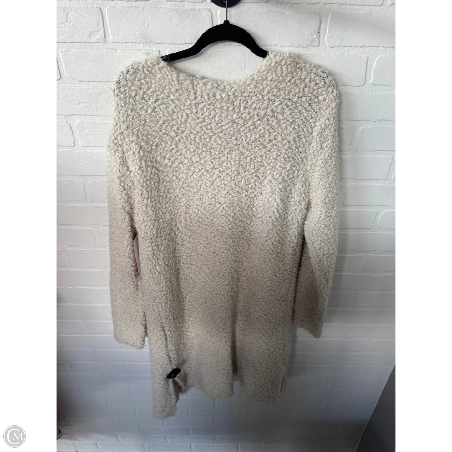 Sweater Cardigan By Pol In Cream, Size: L