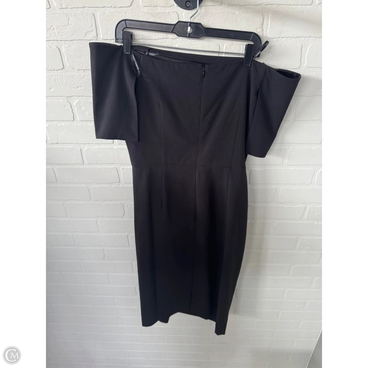 Dress Party Midi By Vince Camuto In Black, Size: L