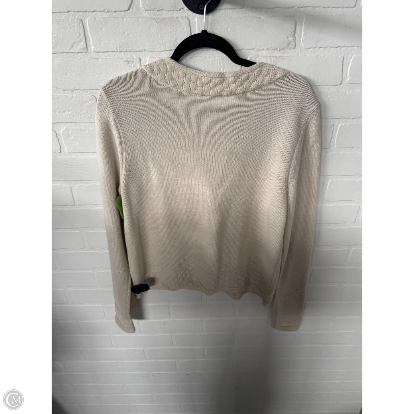 Sweater Cardigan By Cabi In Tan, Size: M