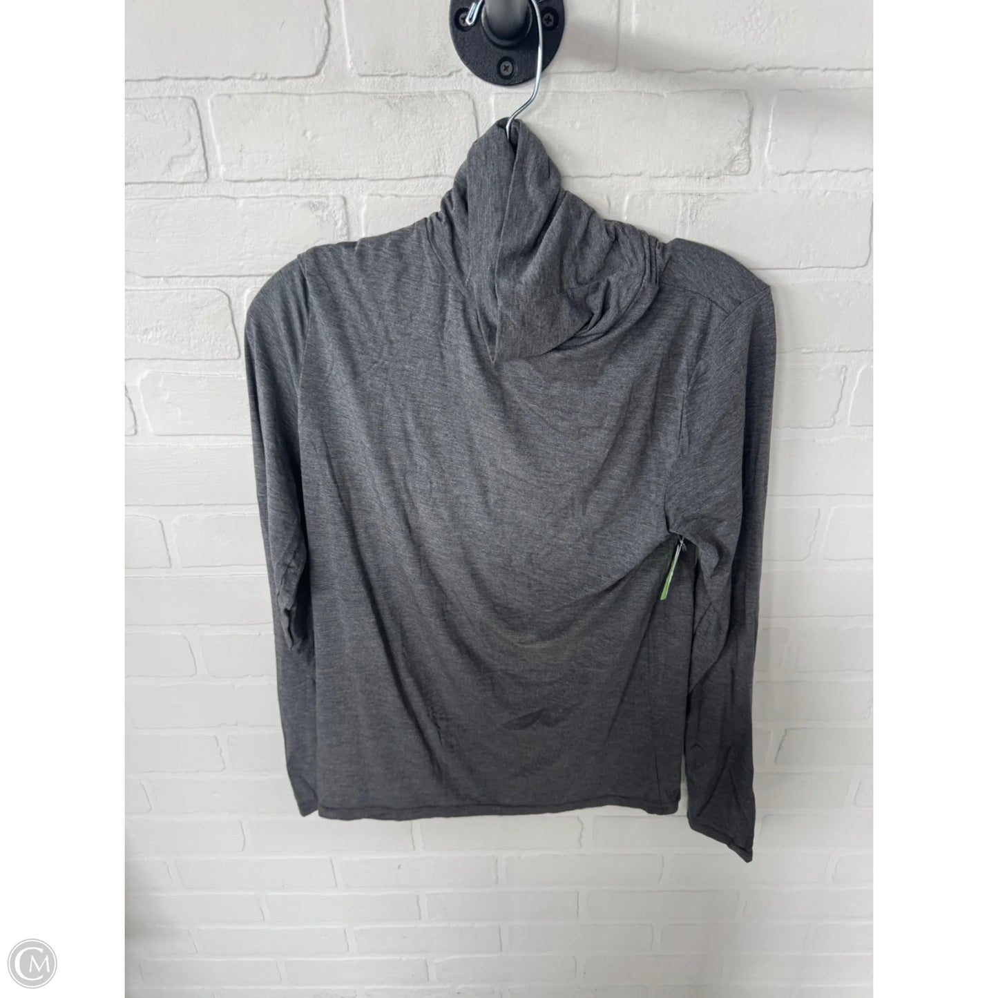 Top Long Sleeve Basic By Cme In Grey, Size: L